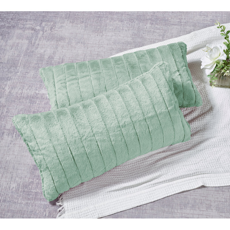 Rectangular Lumbar Cushion Cover, Sea Foam