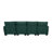 Chenille Sectional Sofa with Double Chaises-948247680