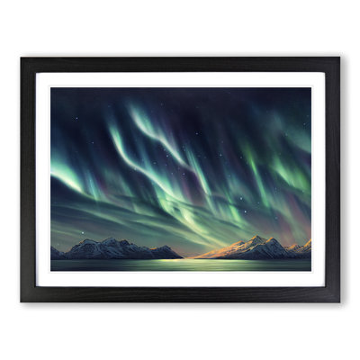 Overwhelming Northern Lights - Framed Print