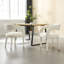 Chaises de salle à manger rembourrées modernes avec accoudoirs pour la cuisine / salle à manger / salon-729781008-729781005