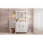 Meuble-lavabo 36 po avec lavabo supérieur, armoire à miroir, armoire de rangement avec 2 portes à fermeture douce et 2 tiroirs, meuble-lavabo simple-120330093-120330092