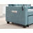 Convertible sofa with USB Ports and cupholdes-1713645249