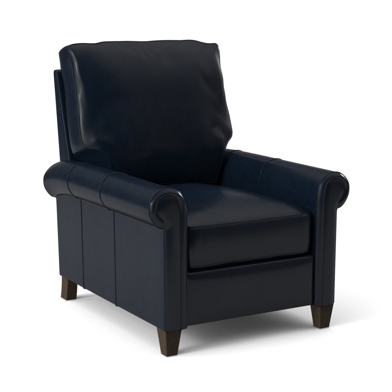 Haskins Recliner, Anilina Hunter Genuine Leather, Cobblestone, Manual