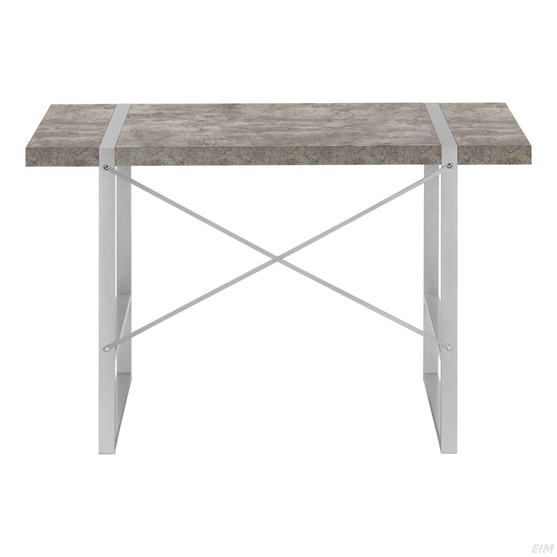 Bureau d'ordinateur, bureau personnel, ordinateur portable, l 48 po, stratifié de travail, métal, contemporain, moderne