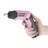 Stalwart 3.6 Volt Lithium Pink Screwdriver Set 45 Piece Pink Tool Set - Cordless Power Tool