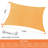 Rectangle Shade Sail Canopy 98% UV Block Awning Shelter with Ropes