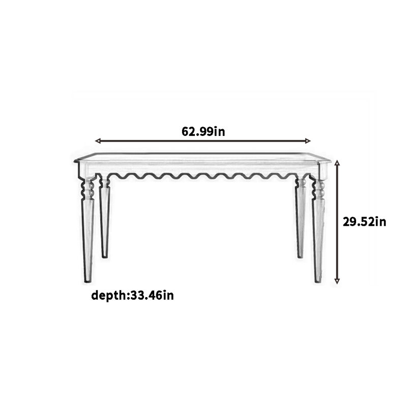 Wyvette, H 29,52 po x L 62,99 po x l 33,46 po