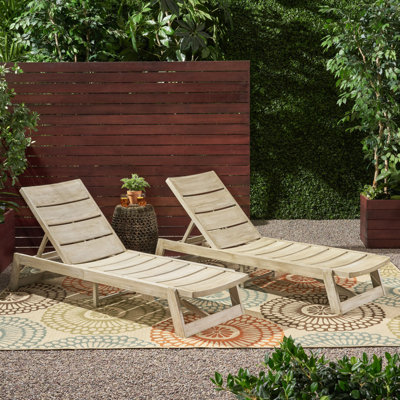 Chaise longue Maki (ensemble de 2)