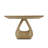 Essence Extendable Oak Solid Wood Dining Table-95318141