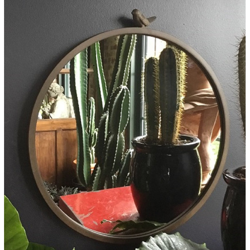 Manderella Metal Flat Wall Mirror
