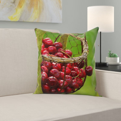 Coussin en cerises