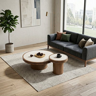 Ensemble de tables basses 2 pièces Modern Modern
