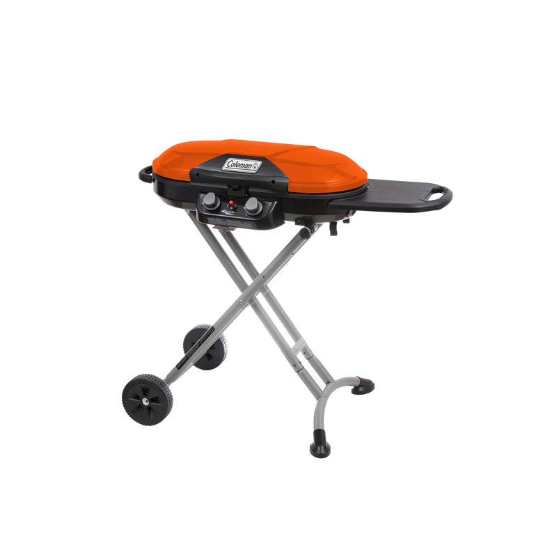 Barbecue portatif au propane liquide à 2 brûleurs de 2 000 BTU Coleman Xcouverte, Orange