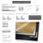 Extra Large Wall Art Fabric Print - Amber Horizon Abstract Wall Decor for Living Room or Bedroom - "Frame Assembly Required (Unfinished Frame)"-1276470263