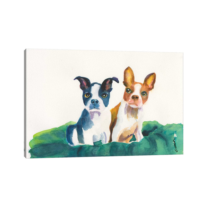 Let's Sit Together by Connie Collum - Wrapped Canvas Painting, 66.04 cm H x 45.72 cm W x 3.175 cm D