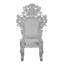 Chaise de salle à manger rembourrée en platine antique Bellanca (ensemble de 2)