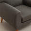 Chaise d'appoint rembourrée en similicuir Libero-659820604