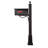 Hummingbird Aluminum Post Mounted Mailbox with Magnetic Closure
