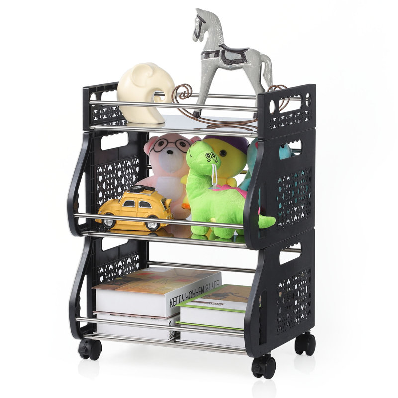 Kedus 20.03'' H x 15.4'' W Utility Cart with Wheels