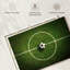 Ballon de football Sireci sur la ligne-107860423