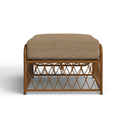 Repose-pieds d'extérieur avec coussin Cane