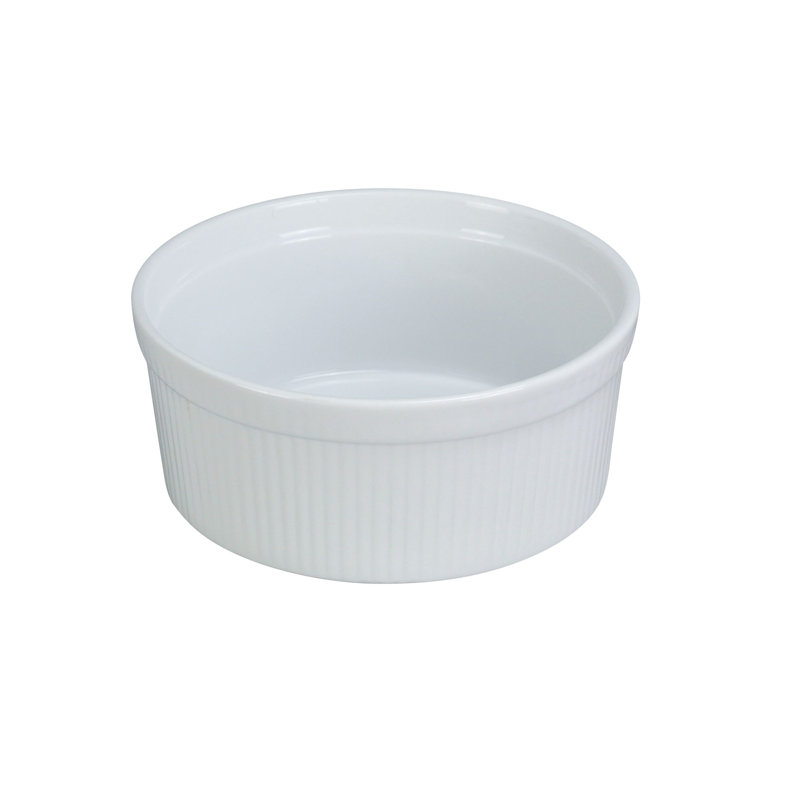 Yanco Accessories Chinaware Souffle Bowl Fluted