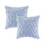 Ensemble de literie en coton pour grand lit, bleu Shabby Chic Home