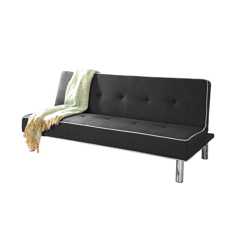 Middletown 3 Seater Sofa Bed, Black