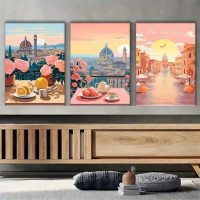 3 Piece Wrapped Canvas Print