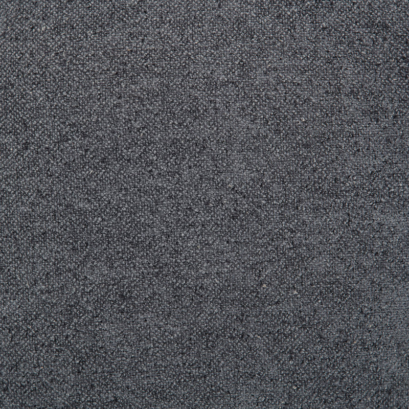 Fauteuil d'appoint gris anthracite gris anthracite avec capitonnage à canaux verticaux profonds et siège confortable pour une détente à long terme. Siège large rembourré