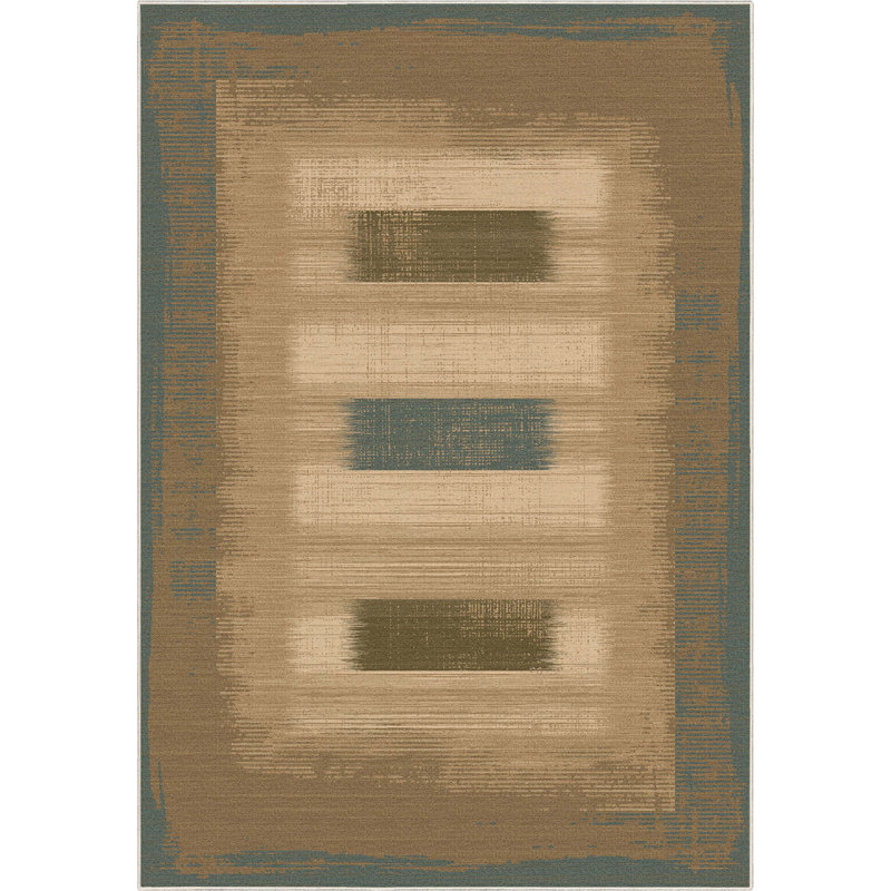 Tapis brun à tissage plat Kehr Modern, Rectangle 7 pi 7 po x 9 pi 10 po