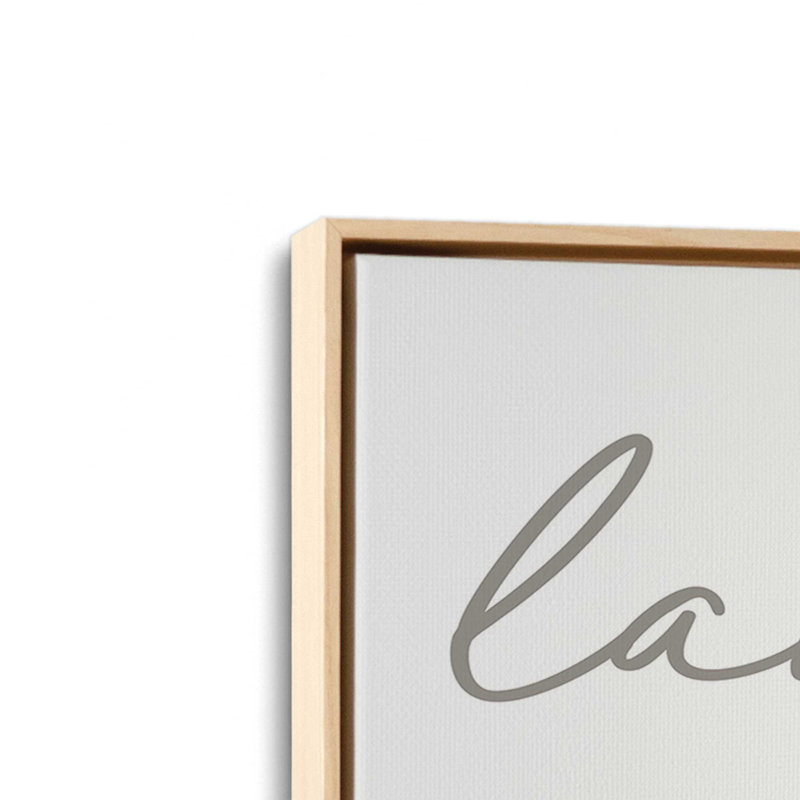 «Self Serve Laundry» par impression d'art à lettres et doublée, L 16 po x H 12 po, Tan, Framed Canvas