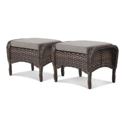 Pragnya Upholstered Outdoor Ottoman