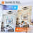 16'' Smart LED Ceiling Fan with Light and Remote APP Control-821690361