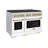 ZLINE Autograph 48 in. Paramount Dual Fuel Satin Steel Range w/ Accents