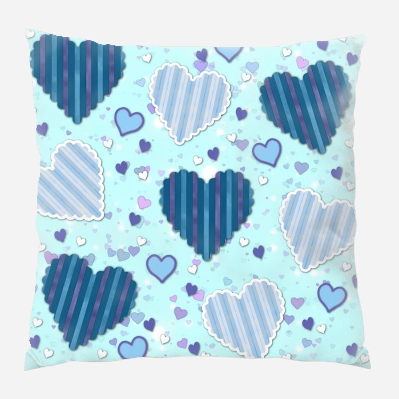 Coussin décoratif cardiaque, Intérieur