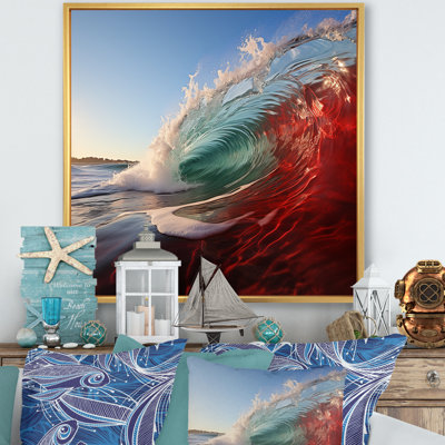 «Green Green Wave», impression sur toile