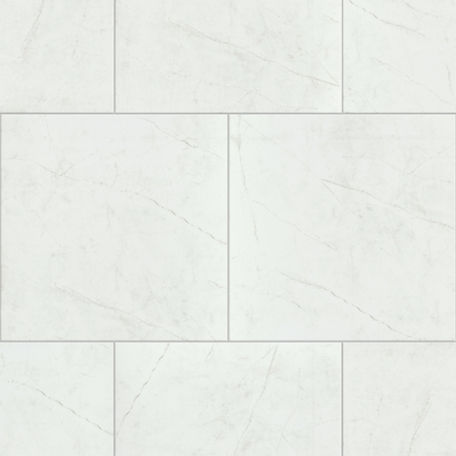 Sterlina II™ 24" x 24" Matte Porcelain Tile, White
