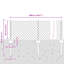 40cm H x 1000cm W Metal Border Fencing