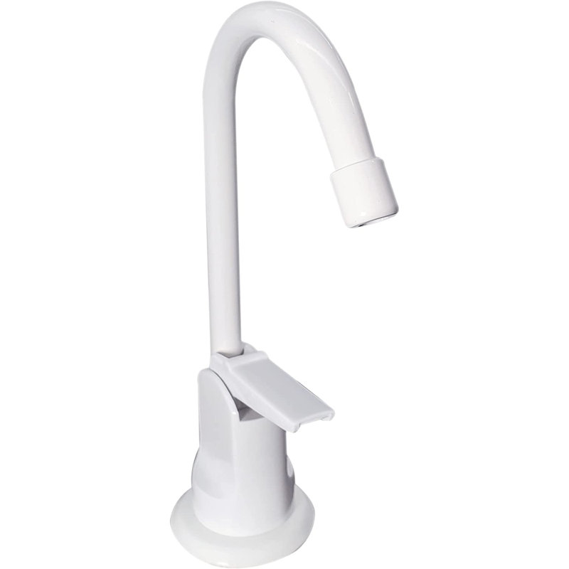 Robinet distributeur d'eau froide 6 "Touch-Flo, Blanc thermolaqué