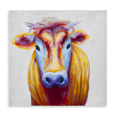 Colorful Country Cow Indoor/Outdoor Tablecloth - Home Decor