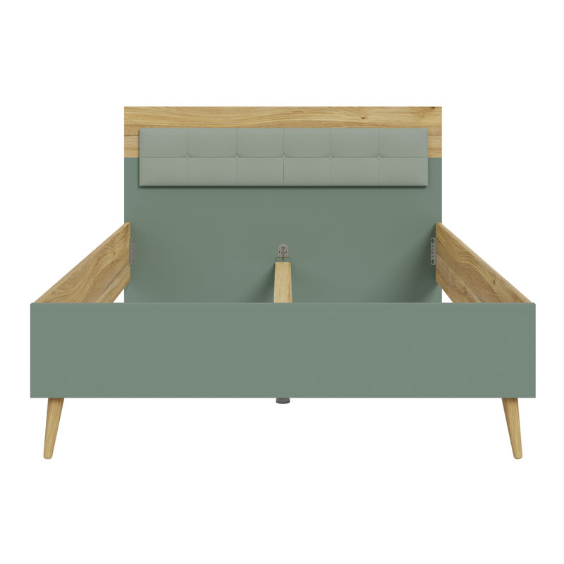 Rauchtown Bed, Beige/Sage, Double (4'6)