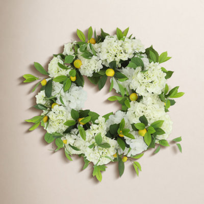 Birch Lane™ Addison 22" Lemon Wreath