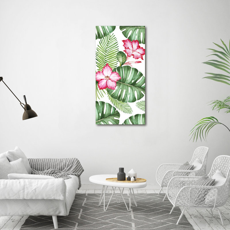 Pink Orchid - Wrapped Canvas Print, 120cm H x 60cm W