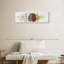 «Human Brain Abstract», reproduction sur toile tendue de 3 pièces-1177835602