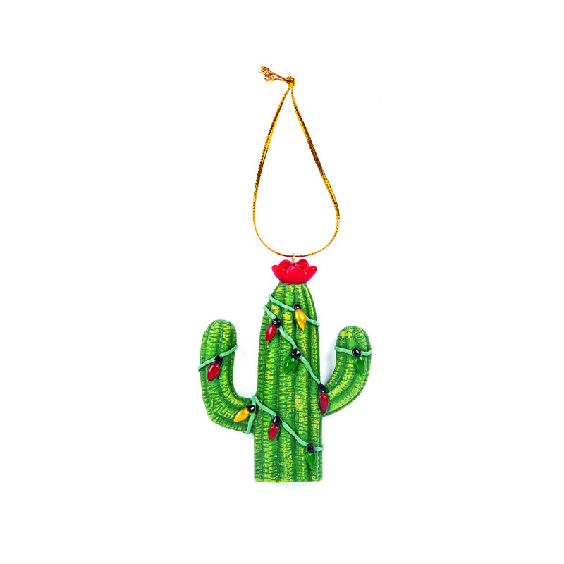 Ornement suspendu en forme de cactus