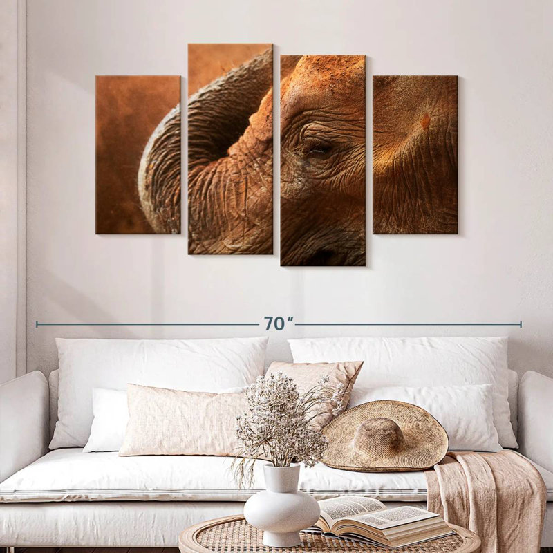 Brampt Sleeping Mammoth, 32" H x 52" W