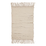 Moroccan Wool Area Rug in White