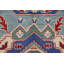 Tapis bleu fait à la main Kazak