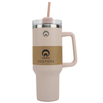 Restore 1120 mL Double Wall Insulated Stainless Steel Travel Tumbler with